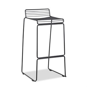 Barstol. HAY. Hee. Sort lakeret. H75 cm.