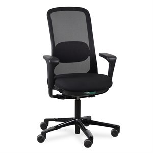 Kontorstol. HÅG. SoFi 7500. Sort mesh Sort polster. Demo.