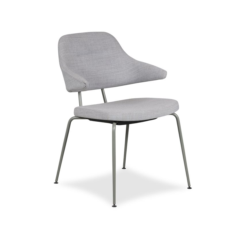 Konferencestol. Labofa. 70.2 Executive 4-legged Chair. Gråt polster.