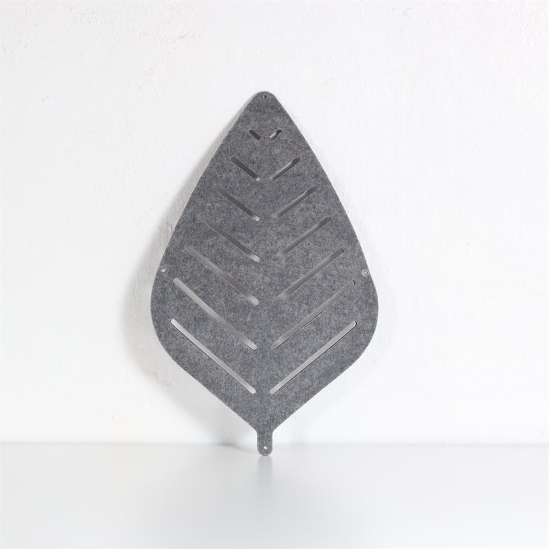 Abstracta. AirLeaf. Mørkegrå. 46,7x29 cm