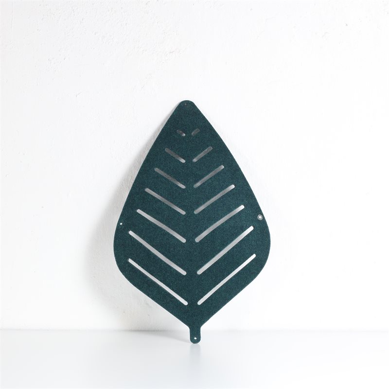 Abstracta. AirLeaf. Petroleumsblå. 46,7x29 cm.