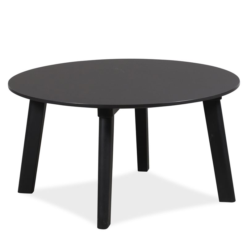 Loungebord. HAY. CPH Deux 250. Sort nano laminat. Ø 75 cm.