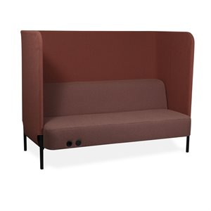 Loungesofa. HOLMRIS B8. Tweet. Bordeaux rød. 