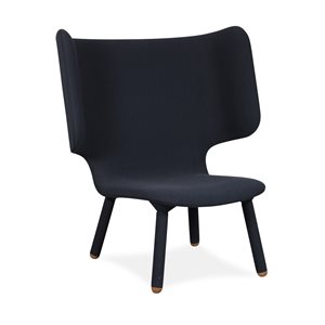 Loungestol. New Works. Tembo. Blå stof.