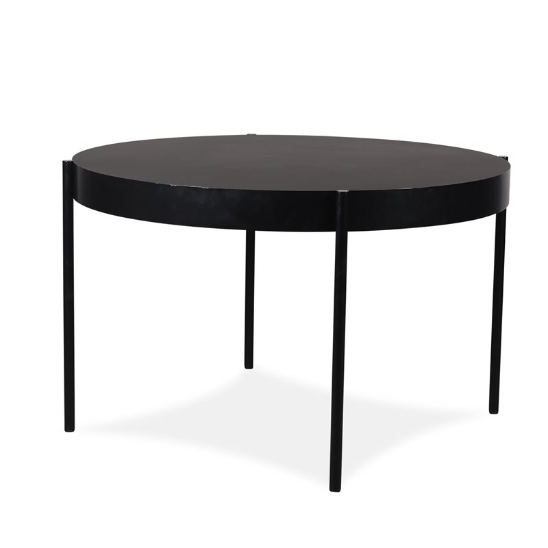 Konferencebord. Verpan. 430. Sort nano laminat. Ø120 cm.