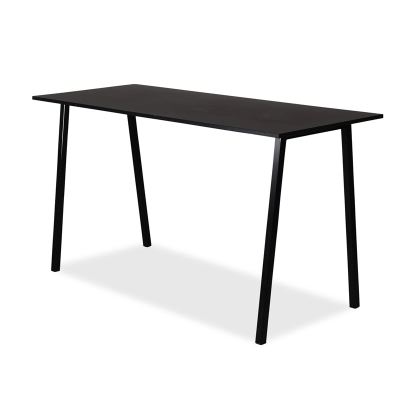 Højbord. HOLMRIS B8. Calfa. Sort linoleum. Sort stel.