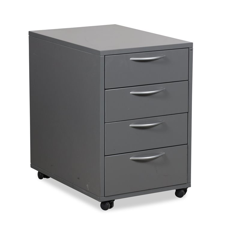 Skuffeboks. Cube. Antracitgrå. 4 skuffer.