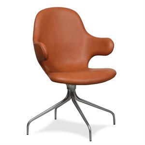 Konferencestol. &Tradition. Catch JH2. Nyt læder. Poleret aluminium.