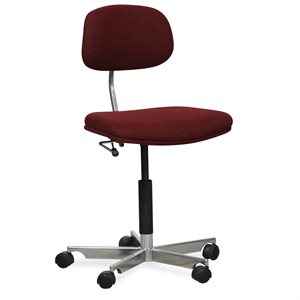 Kontorstol. Engelbrechts. Kevi. Vinrød uld. 