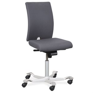 Kontorstol. HÅG. H04 4400. Grå fame. Gråt stel. 200mm.