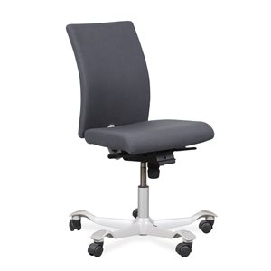 Kontorstol. HÅG. H04 4400. Grå fame. Gråt stel. 150mm.