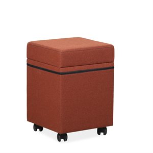 Loungepuf. Götessons. Puf. Hjul. Med opbevaring. 