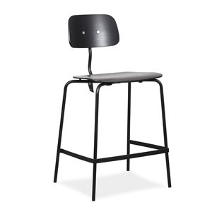 Barstol. Montana. Kevi 2061. Counterbarstol. Sort ask.