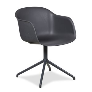 Konferencestol. Muuto. Fiber Chair. Swivel stel.