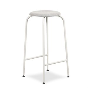 Barstol. Labofa. 13.2. H: 66 cm. Grå. Gråt polster.