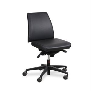 Kontorstol. HOLMRIS B8. Sola 210. Sort kunstlæder.