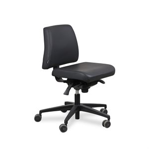 Kontorstol. HOLMRIS B8. Sola 110. Sort kunstlæder