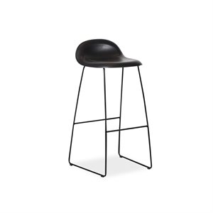 Barstol. Gubi. 3D. Sort. H: 78 cm